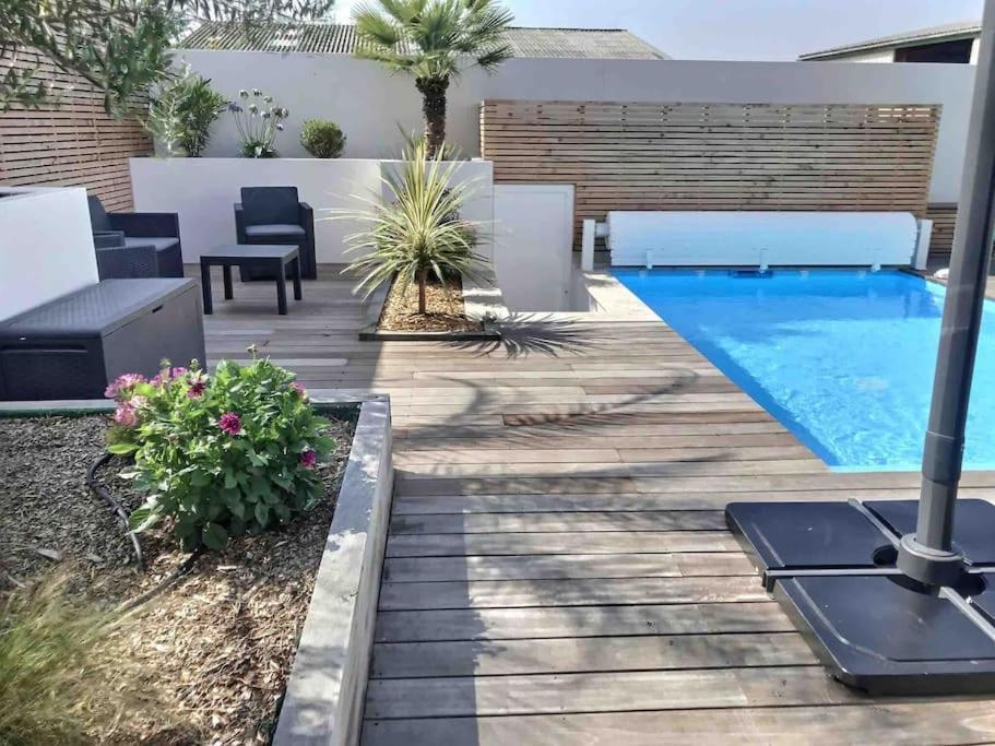 Villa Exceptionnelle Piscine Et Jardin Prive Sejour Haut De Gamme Proche La Rochelle Sainte-Soulle Dış mekan fotoğraf